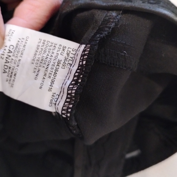 Le Château jeans legging lace black SZ: 12 - Picture 8 of 10